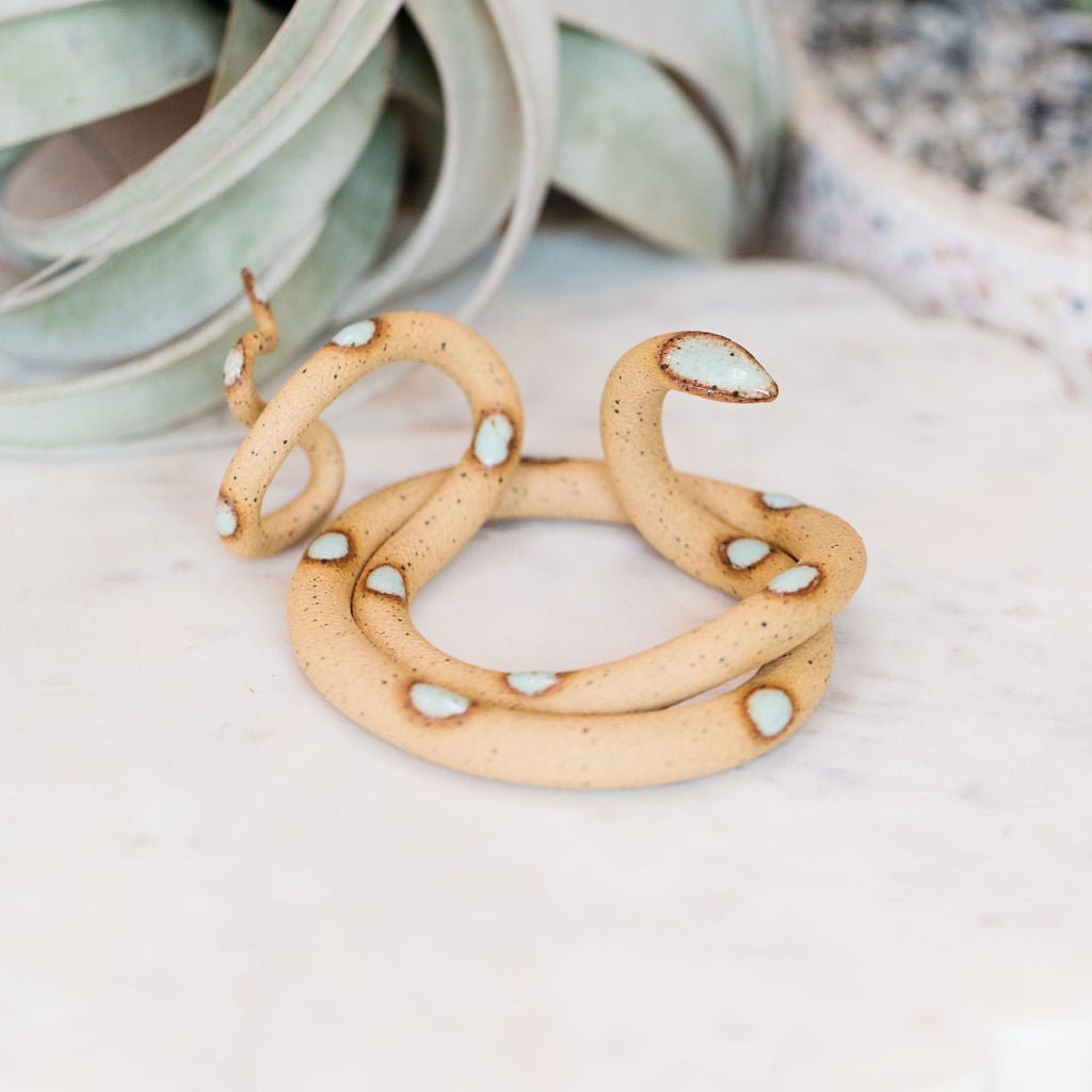Medium Ceramic Snake - Spiral Circle