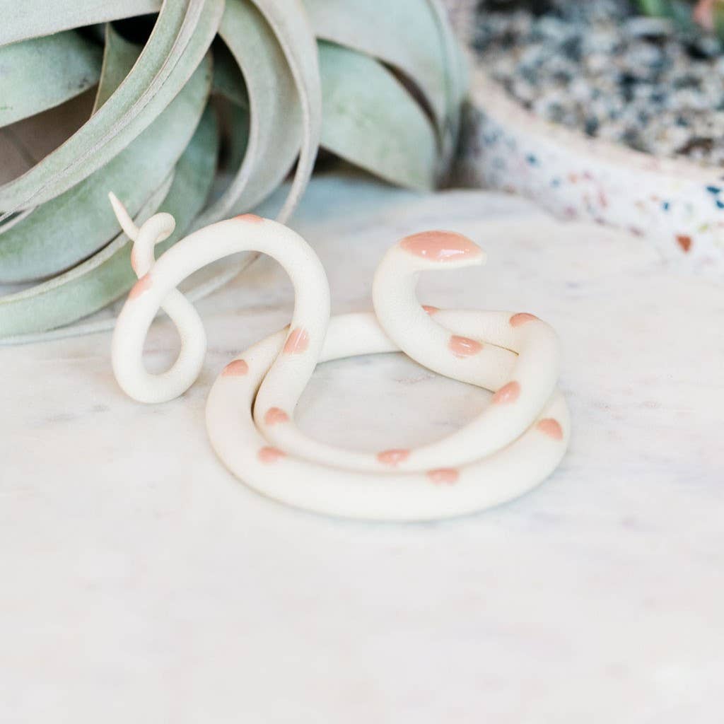 Medium Ceramic Snake - Spiral Circle