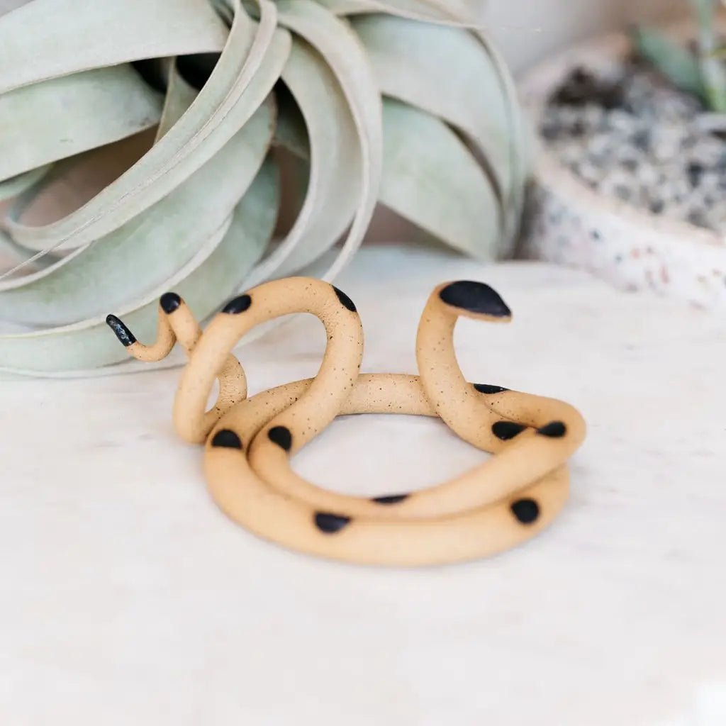 Medium Ceramic Snake - Spiral Circle