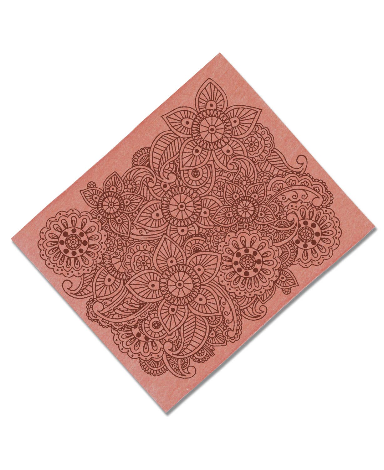 Mehndi Flowers Boho Headband - Spiral Circle