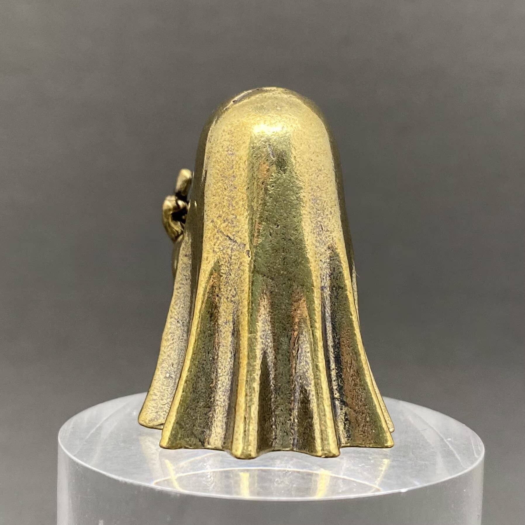 Middle Finger Ghost | Brass Figurine - Spiral Circle