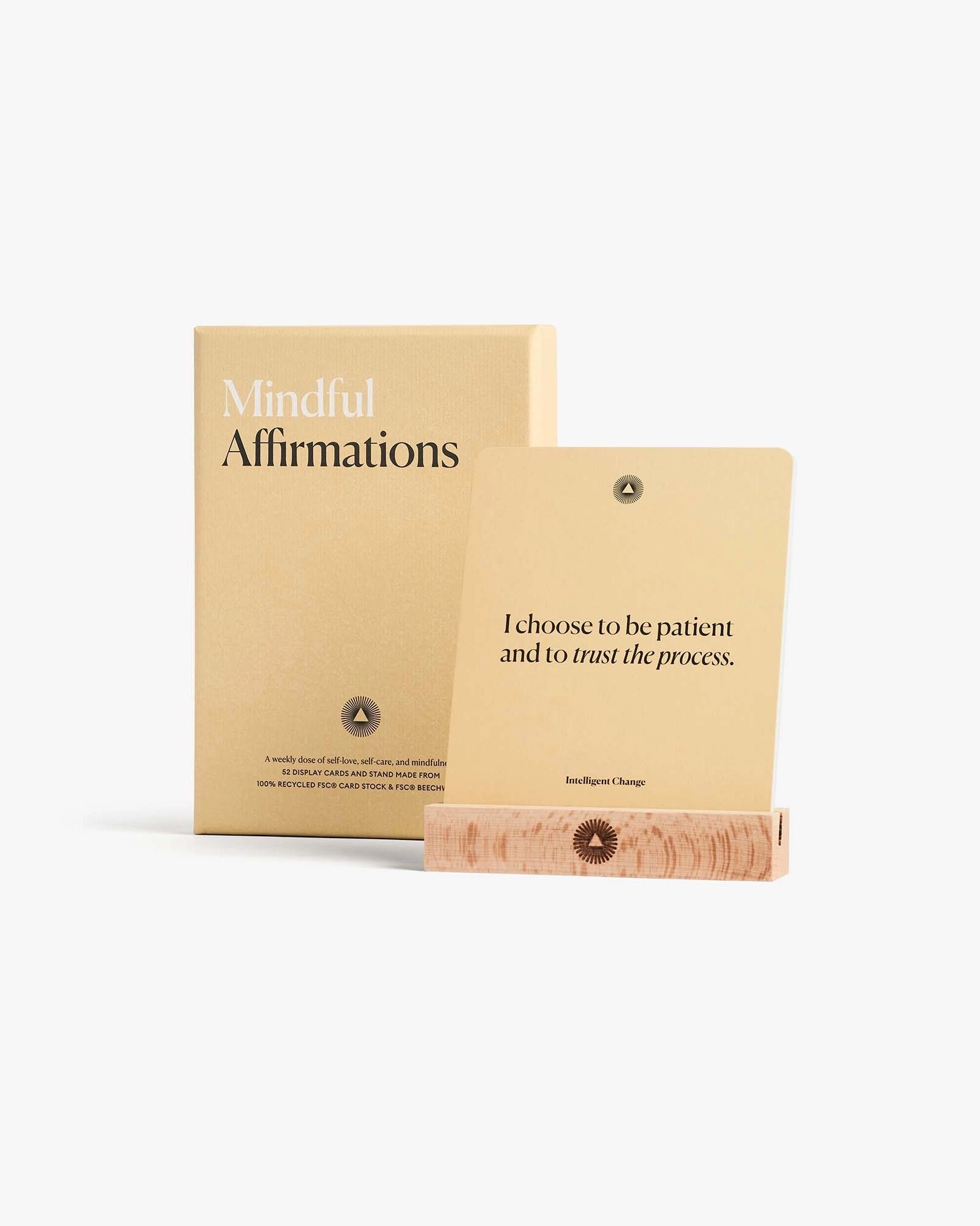Mindful Affirmations Display Cards - Spiral Circle