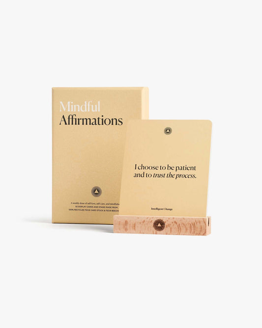 Mindful Affirmations Display Cards - Spiral Circle