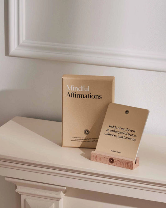 Mindful Affirmations Display Cards - Spiral Circle