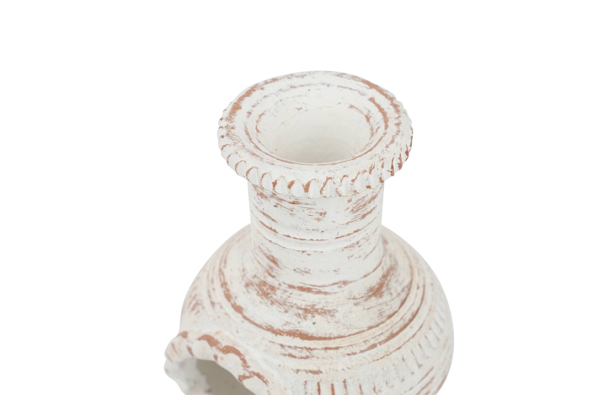 Mini Clay Chimney - Spiral Circle