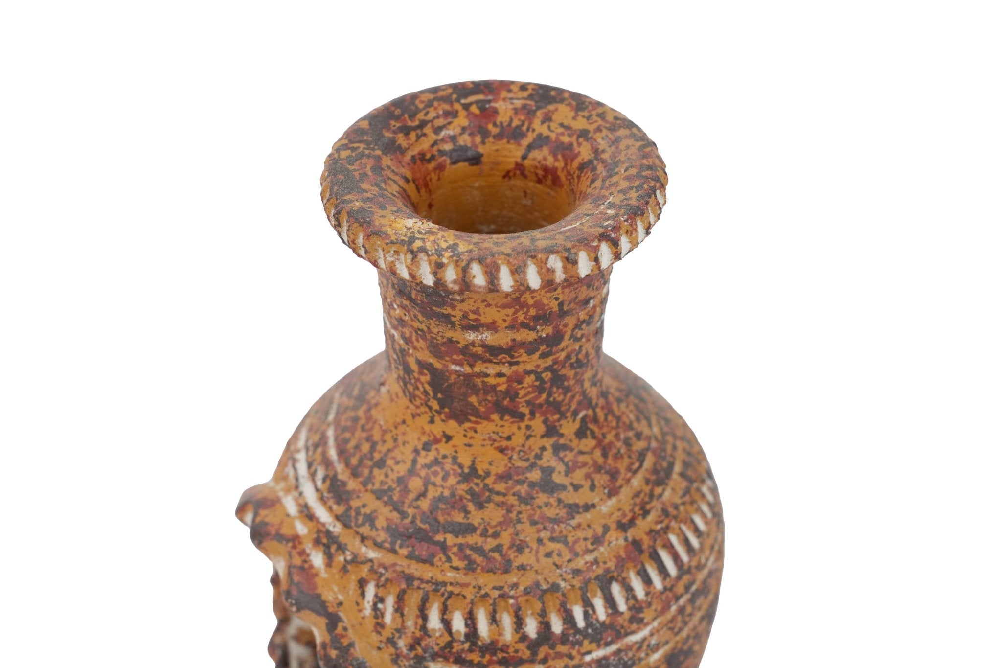 Mini Clay Chimney - Spiral Circle