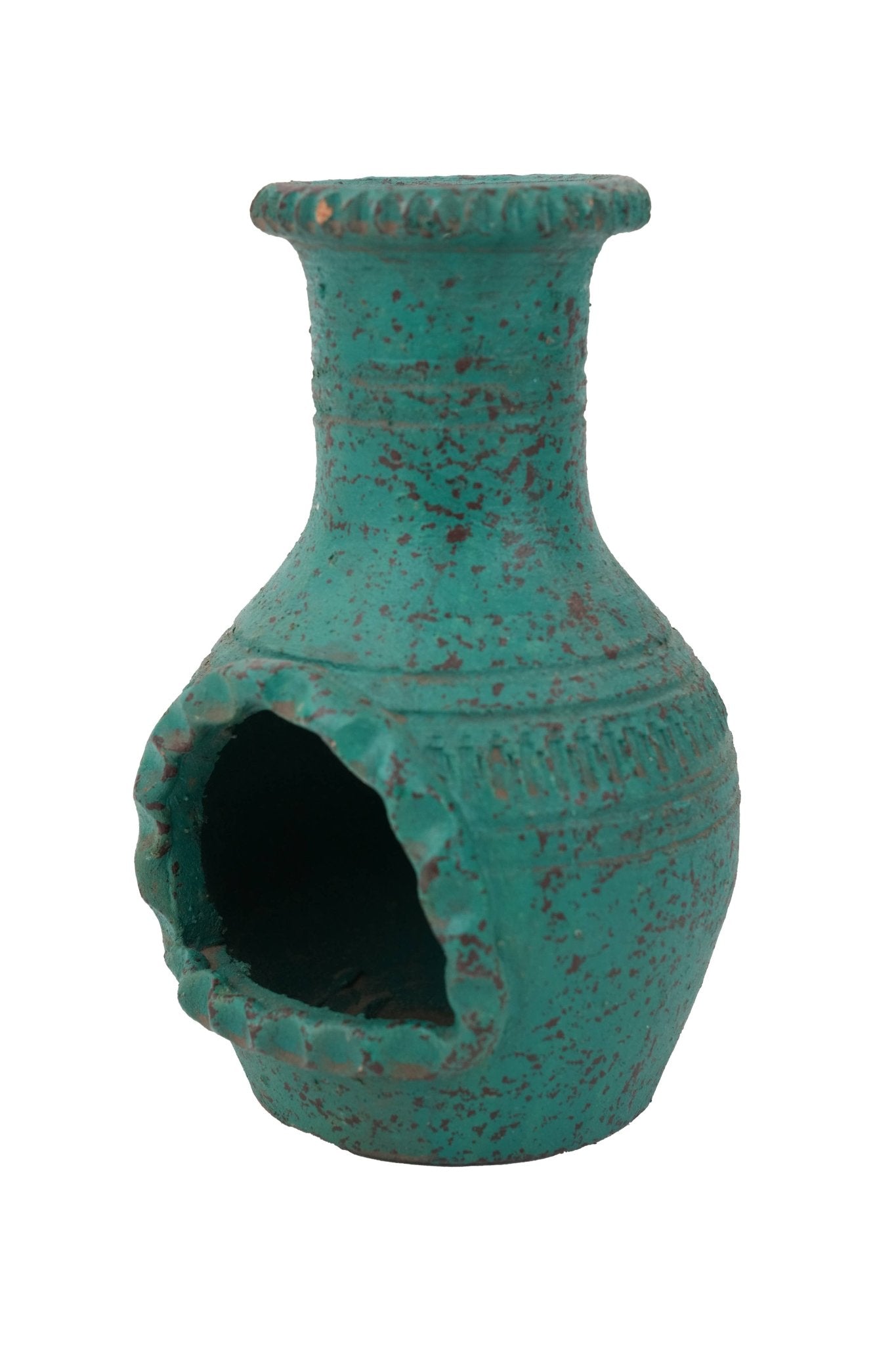 Mini Clay Chimney - Spiral Circle