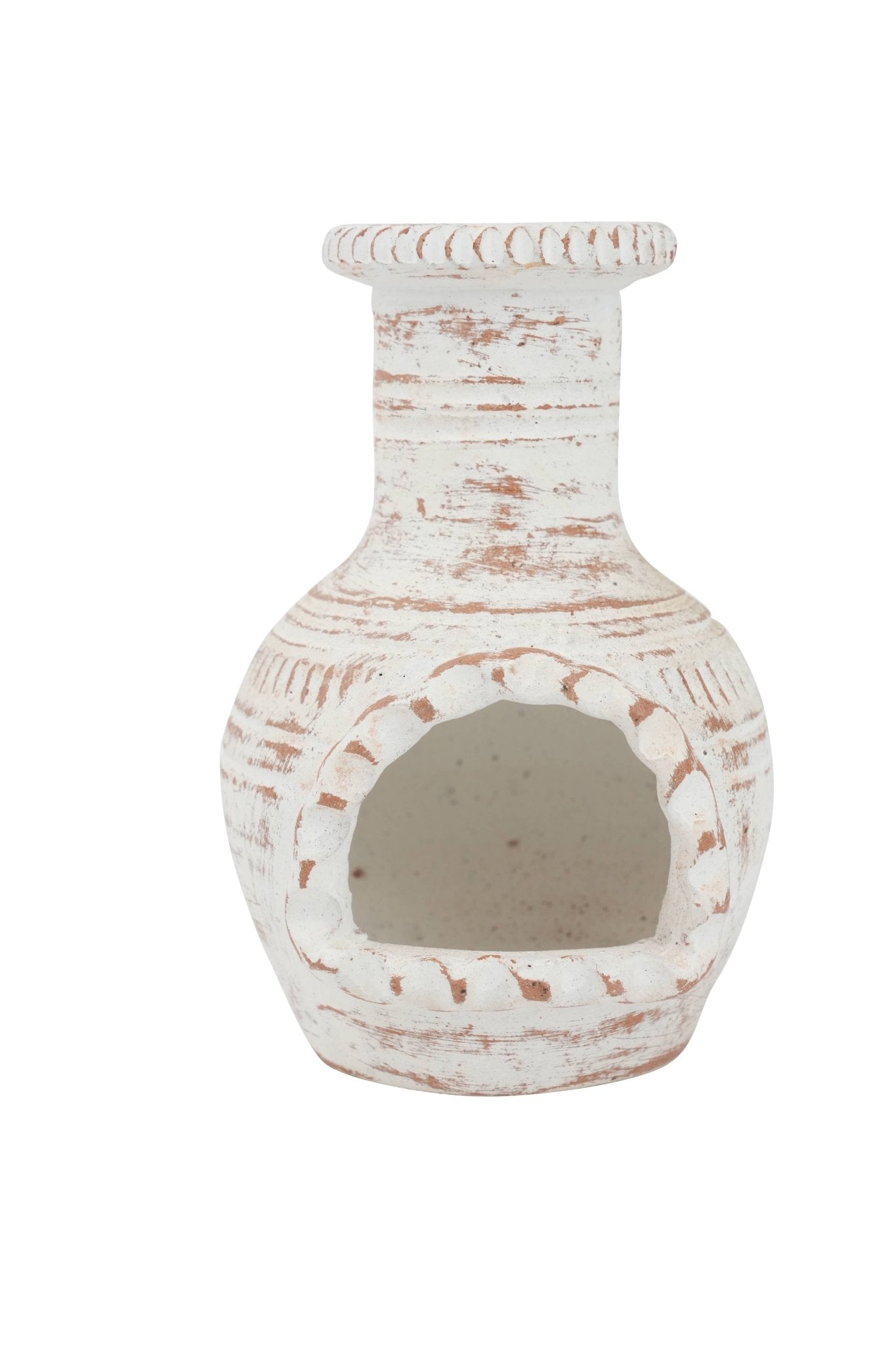 Mini Clay Chimney - Spiral Circle
