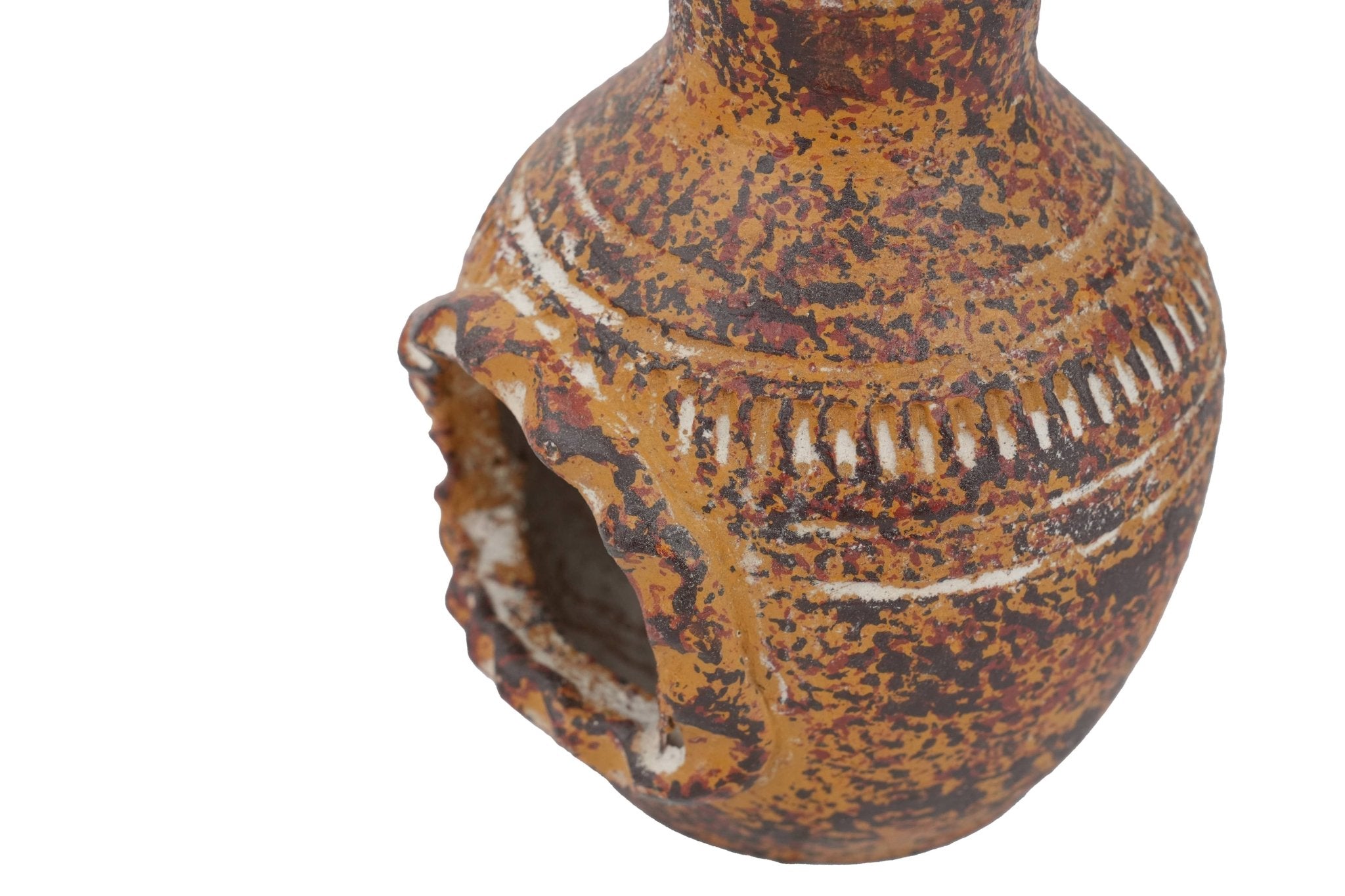 Mini Clay Chimney - Spiral Circle