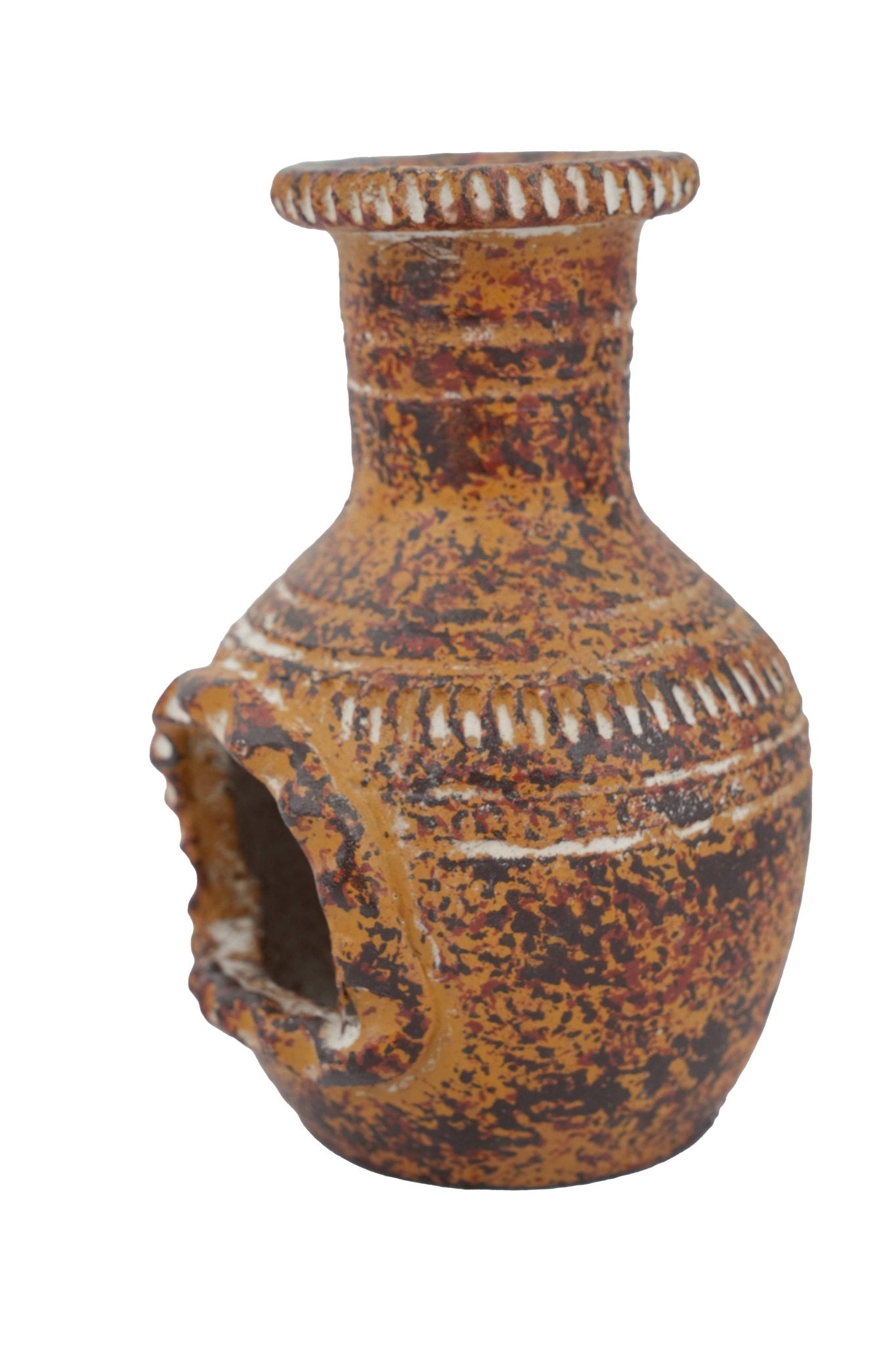 Mini Clay Chimney - Spiral Circle