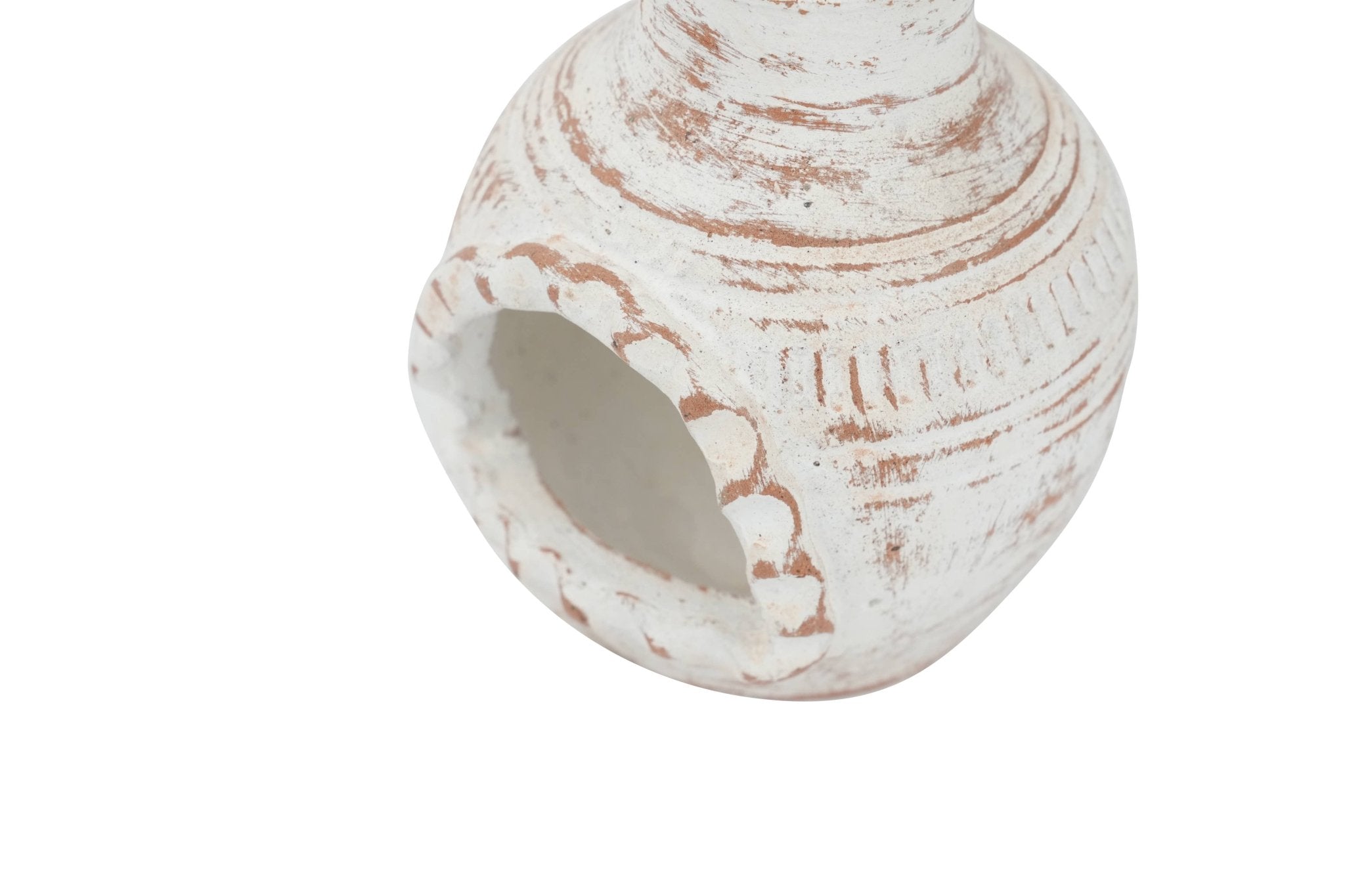 Mini Clay Chimney - Spiral Circle