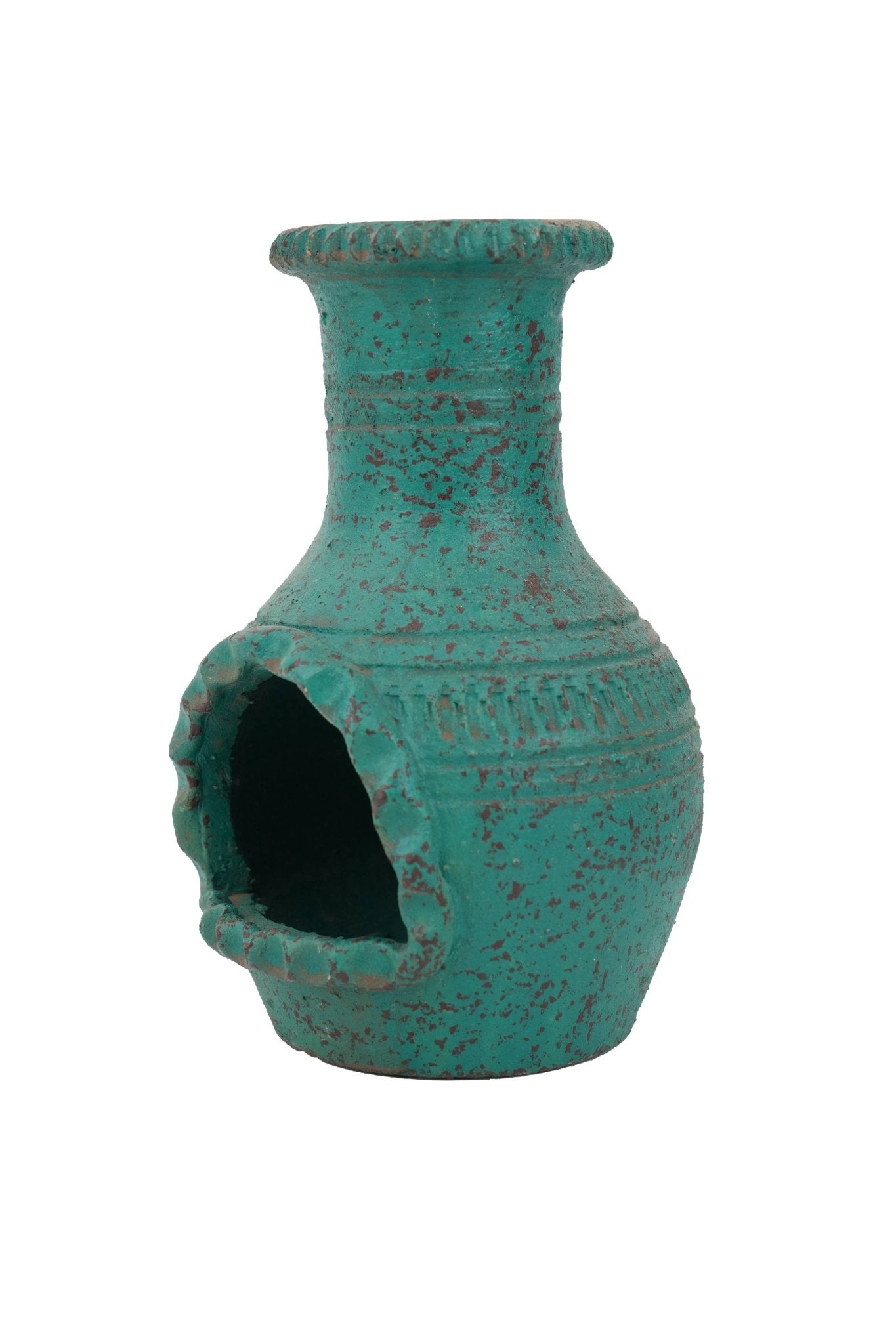 Mini Clay Chimney - Spiral Circle