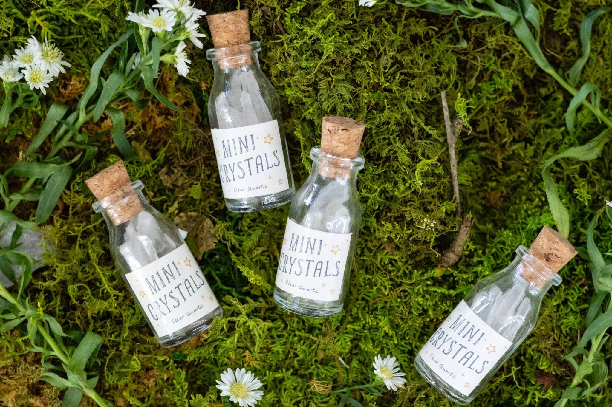 Mini Crystals in a Bottle | Sold Seperately - Spiral Circle