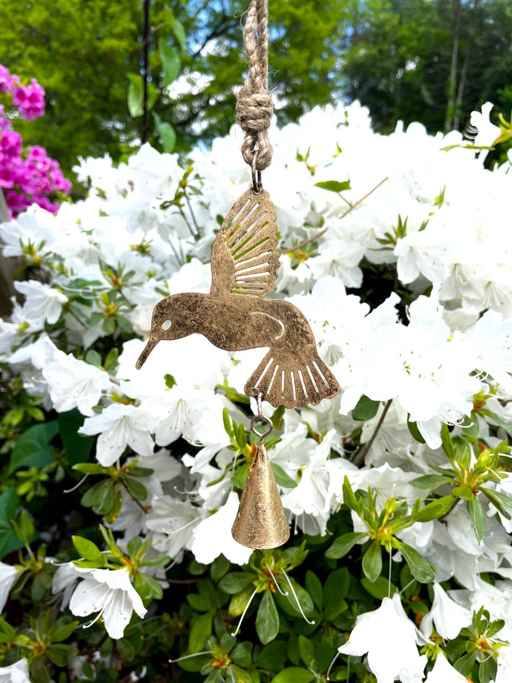 Mini Hummingbird Chime - Spiral Circle