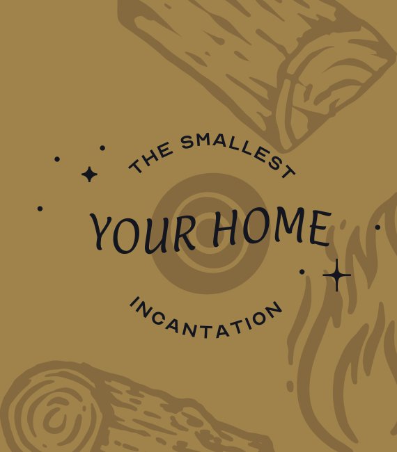 Mini Incantation for Your Home - Spiral Circle
