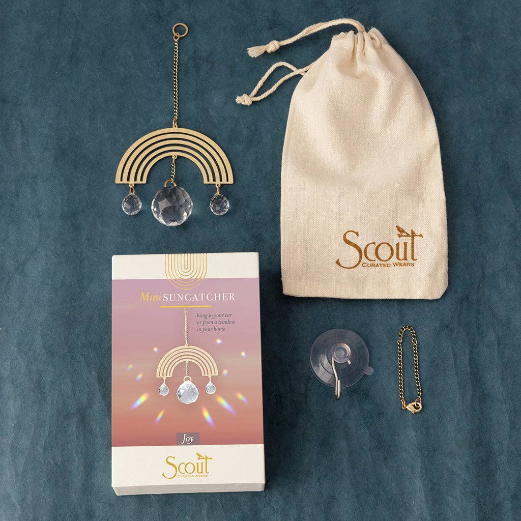 Mini Suncatcher - Lotus/Strength - Spiral Circle