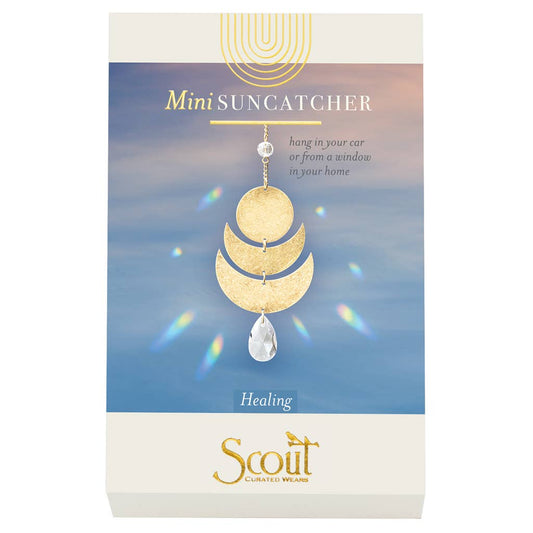 Mini Suncatcher - Lunar/Healing - Spiral Circle
