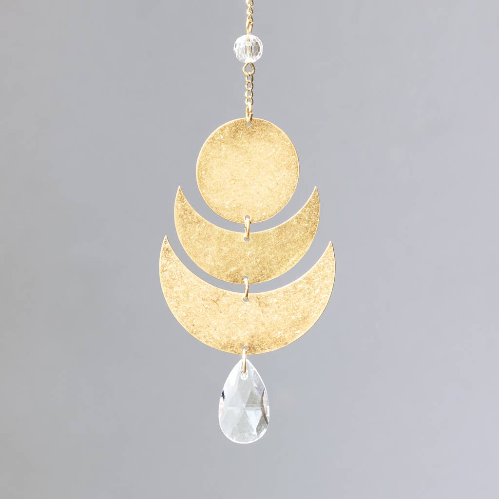Mini Suncatcher - Lunar/Healing - Spiral Circle