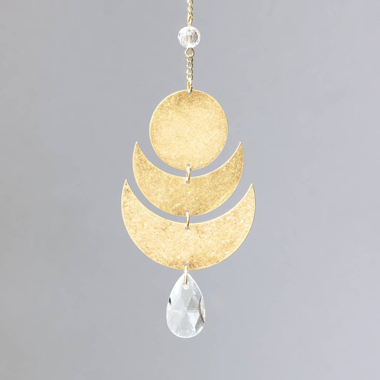 Mini Suncatcher - Lunar/Healing - Spiral Circle
