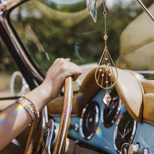 Mini Suncatcher - Peace/Tranquility - Spiral Circle