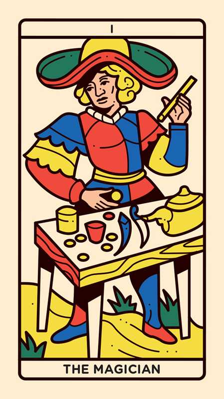 Mini Tarot de Marseille - Spiral Circle