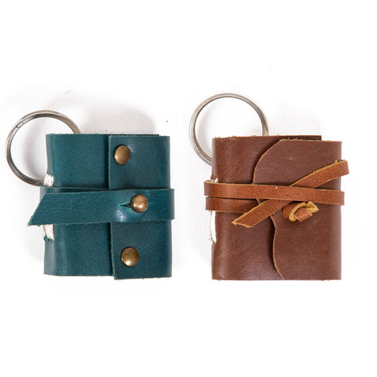 Miniature Journal keyring - Spiral Circle