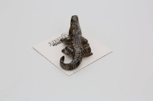 Mississippi American Alligator Porcelain Miniature - Spiral Circle