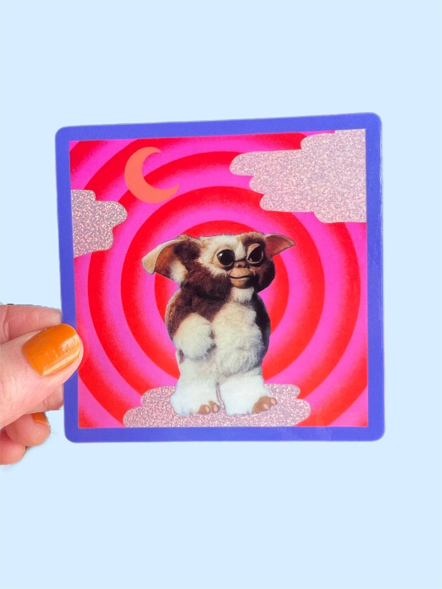 Mogwai on the Move STICKER 3 Inch - Spiral Circle