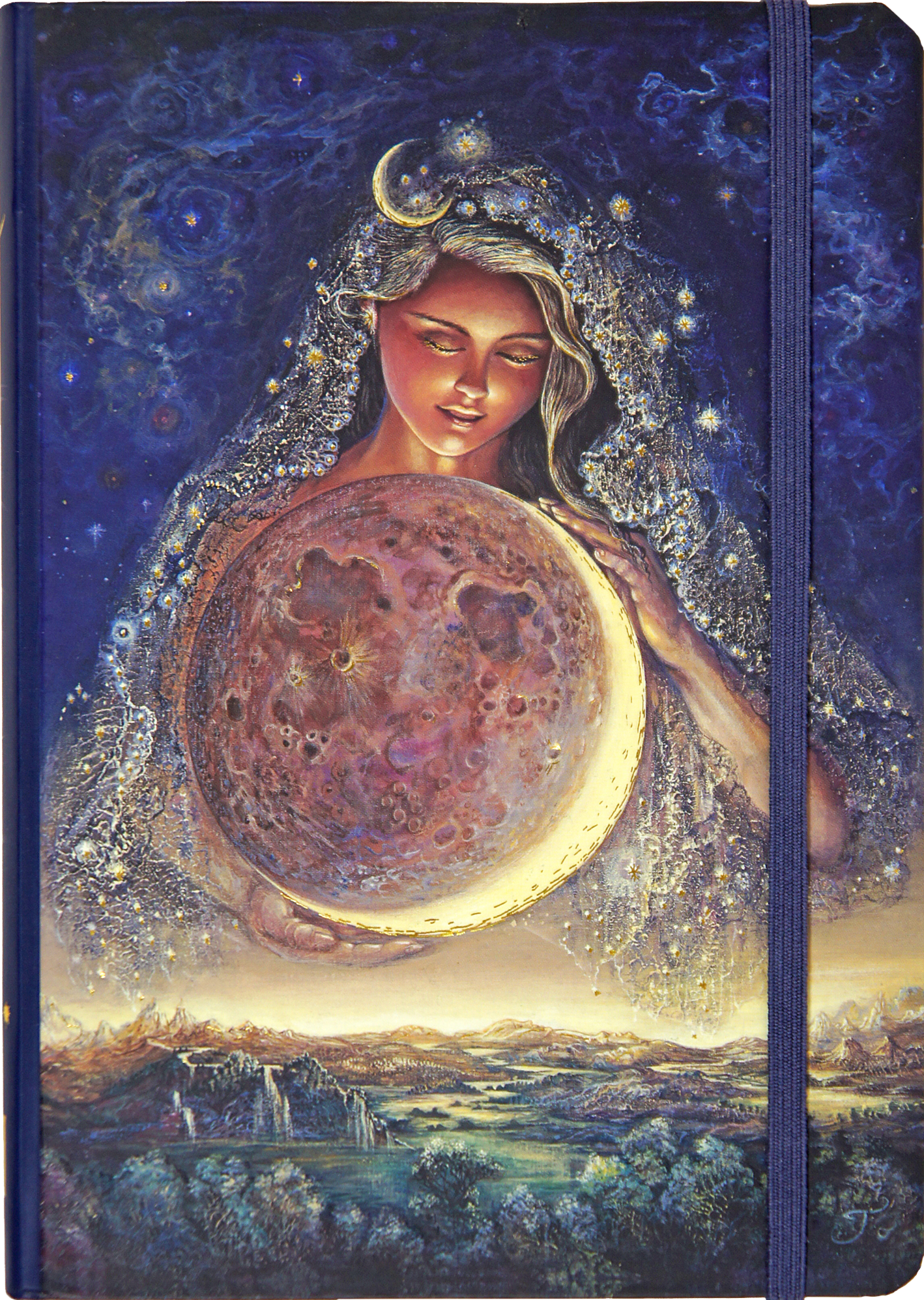 Moon Goddess Journal - Spiral Circle