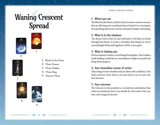 Moon Magic Book & Card Deck (Arcturus Oracle Kits) - Spiral Circle