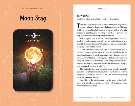 Moon Magic Book & Card Deck (Arcturus Oracle Kits) - Spiral Circle