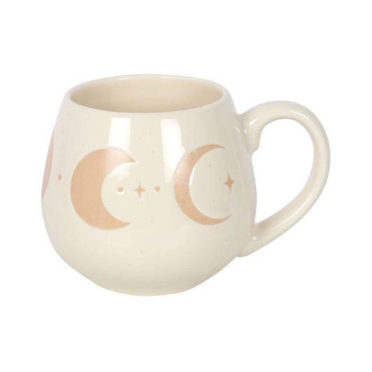 Moon Phase Rounded Mug - Spiral Circle
