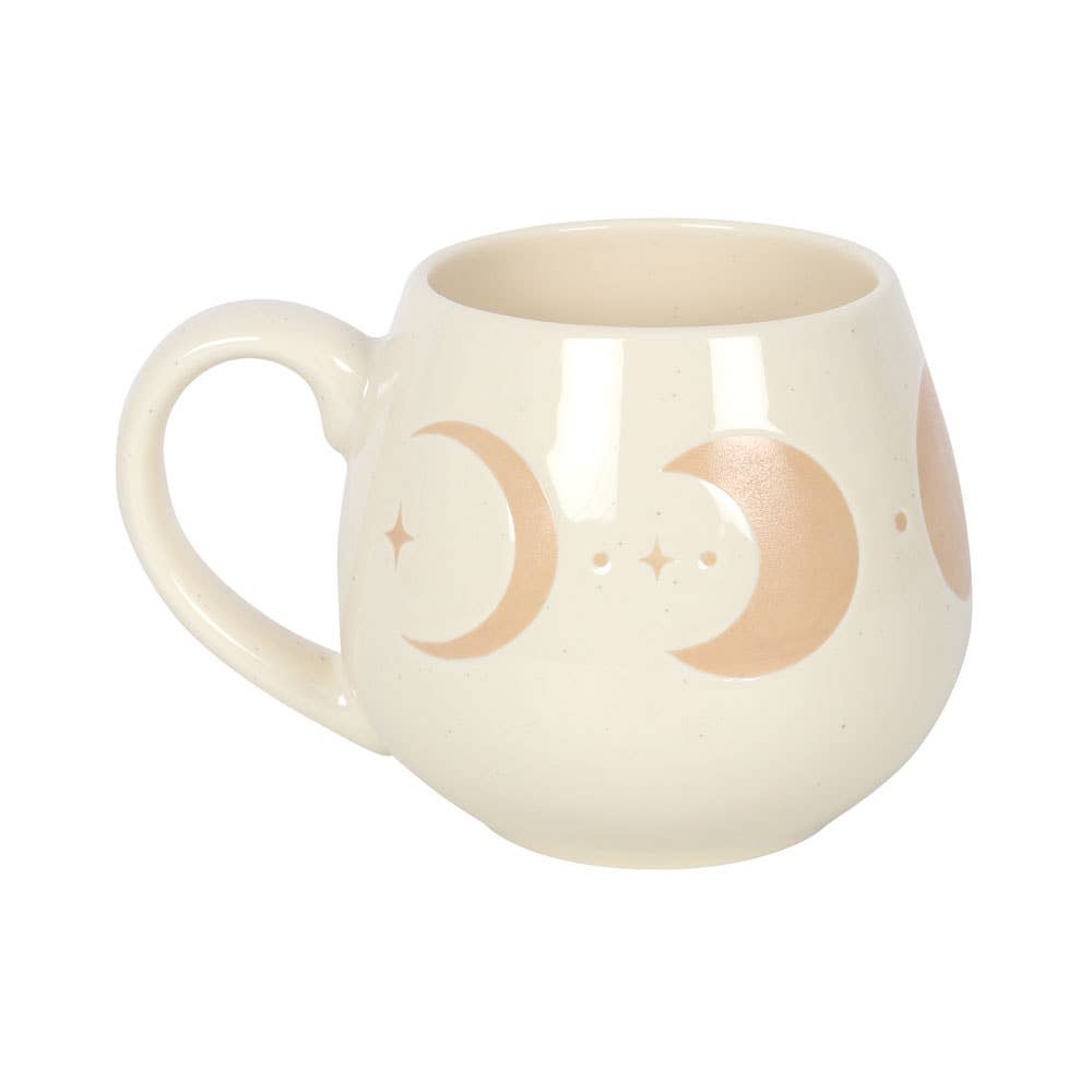Moon Phase Rounded Mug - Spiral Circle