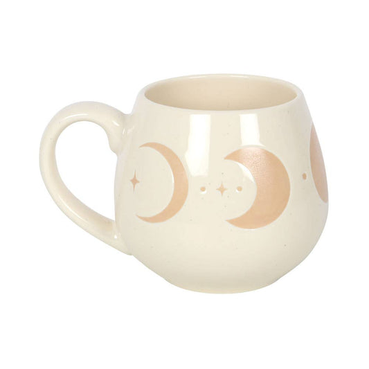 Moon Phase Rounded Mug - Spiral Circle