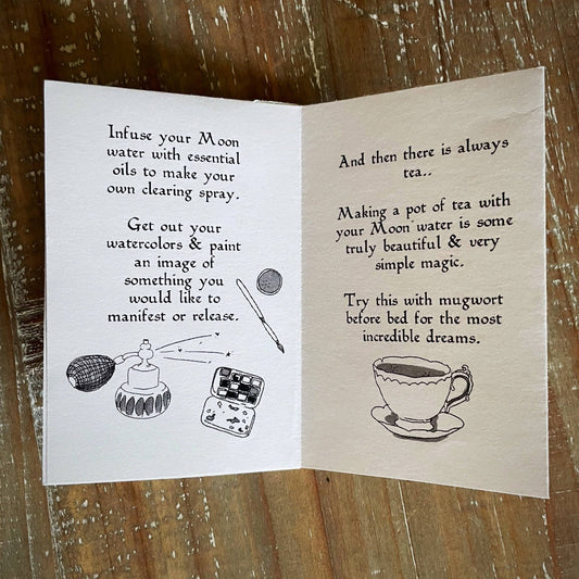 Moon Water 101 Pocket Zine - Spiral Circle