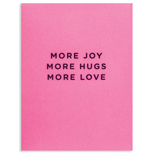 MORE JOY | BLANK CARD - Spiral Circle