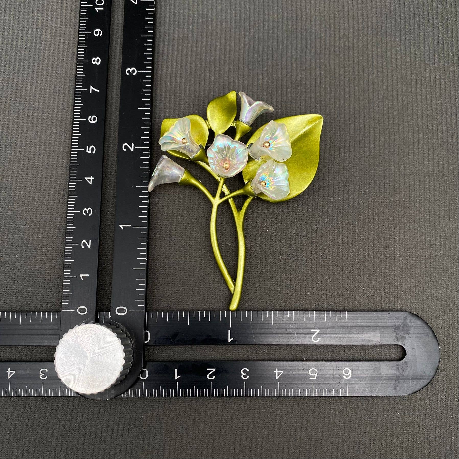 Morning Glory Brooch - Spiral Circle