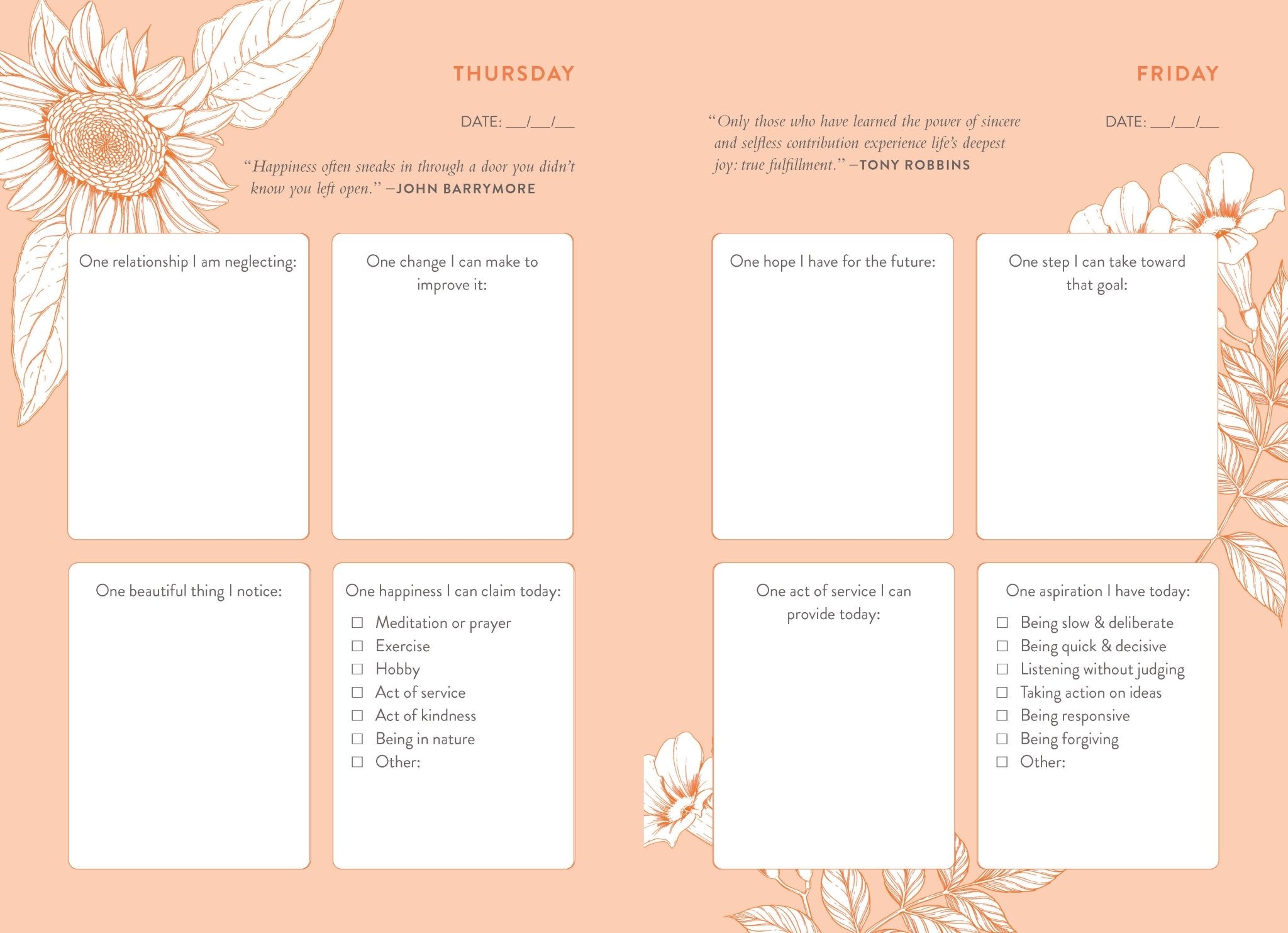 Morning Journal by Leahanne Thomas - Spiral Circle