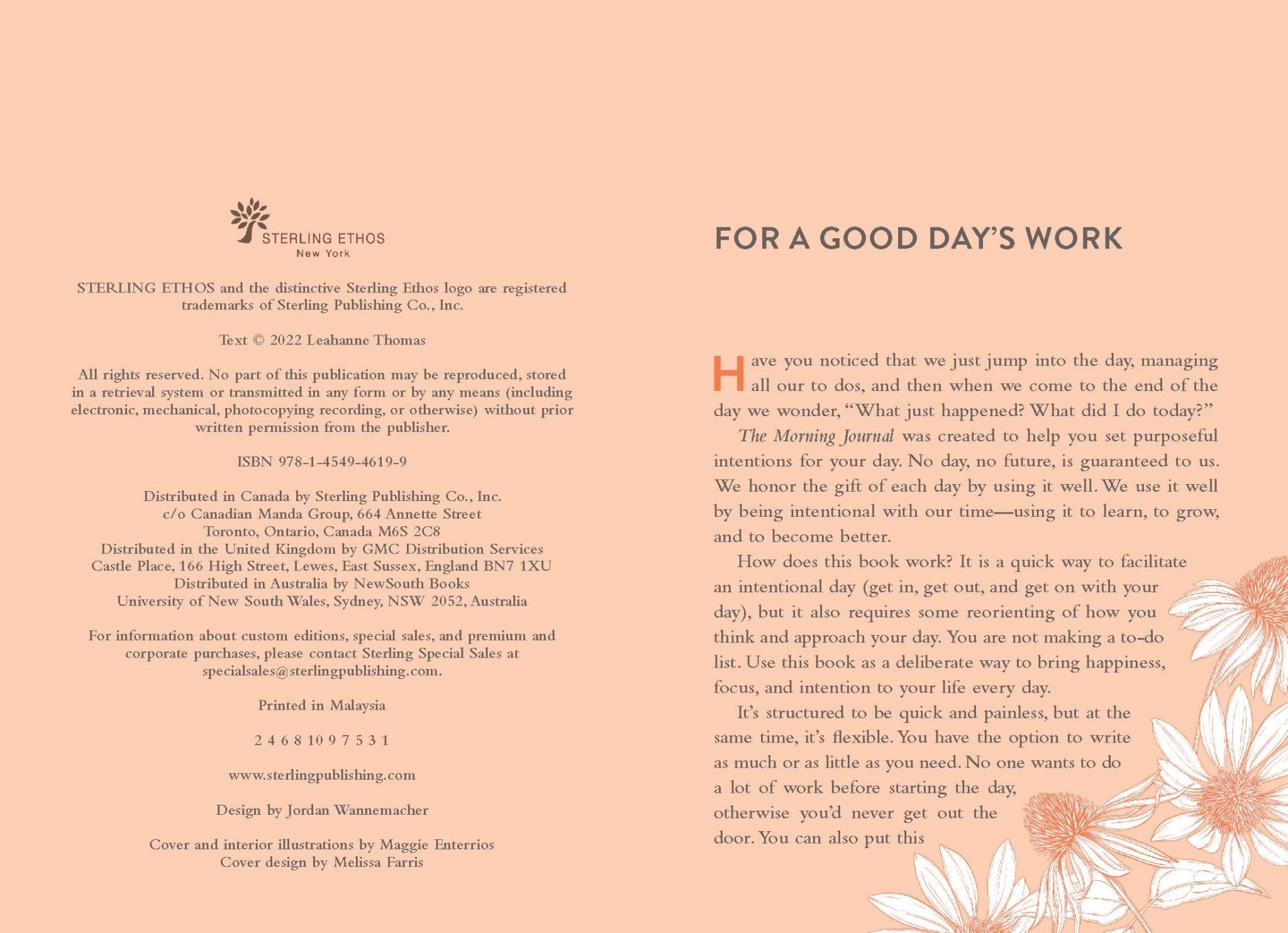 Morning Journal by Leahanne Thomas - Spiral Circle