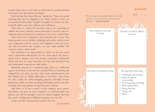 Morning Journal by Leahanne Thomas - Spiral Circle