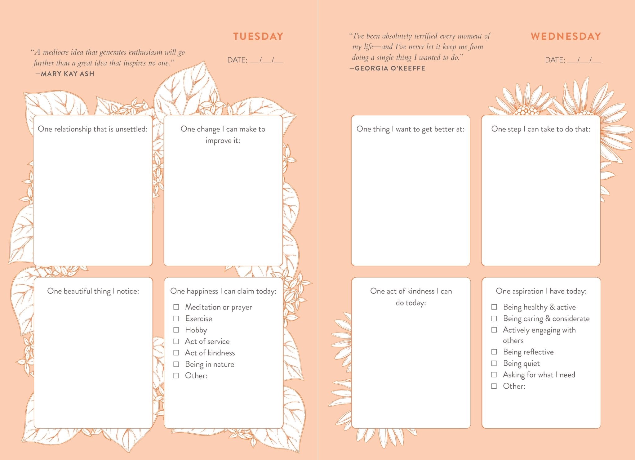 Morning Journal by Leahanne Thomas - Spiral Circle