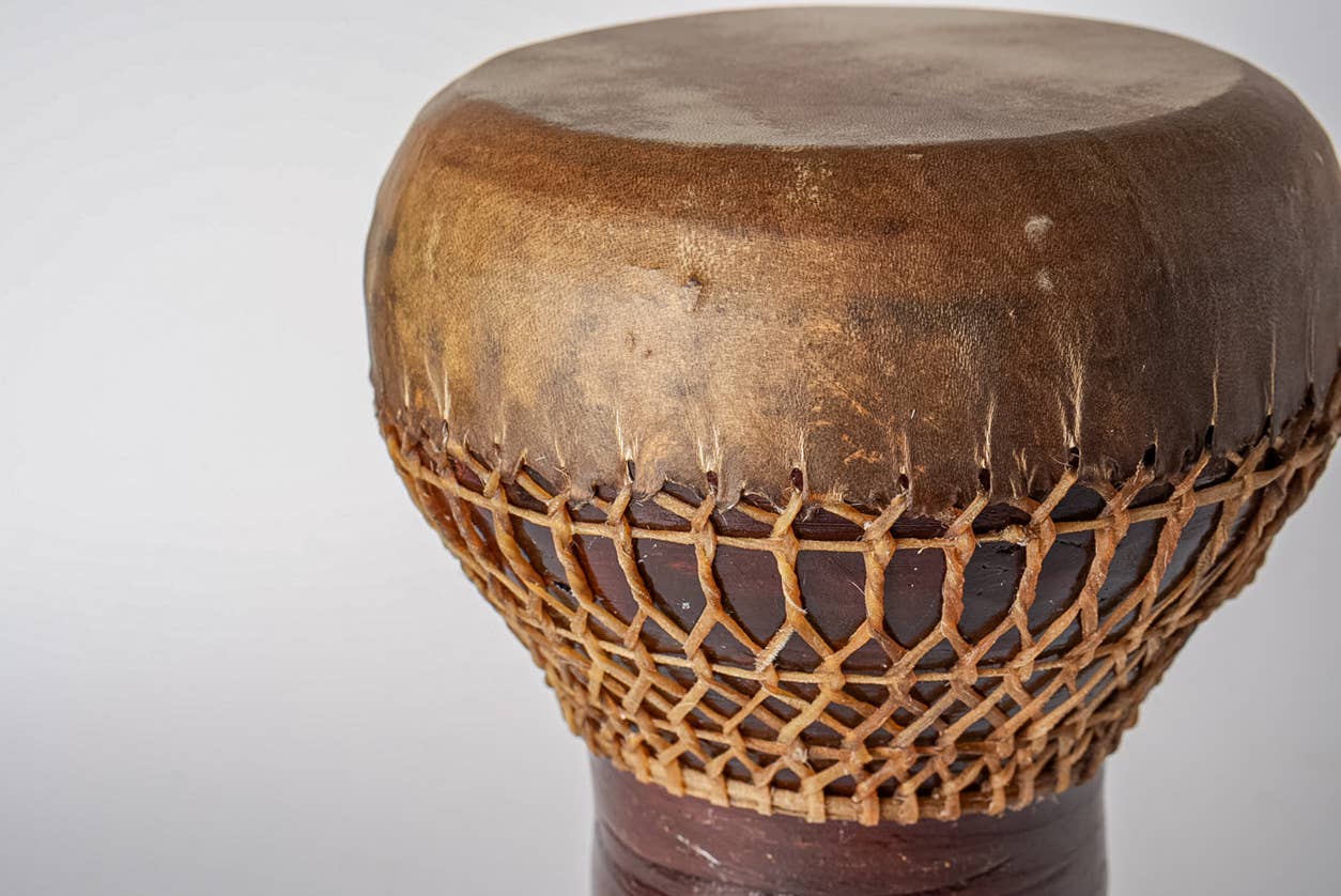 Moroccan Darbouka Drum - Spiral Circle