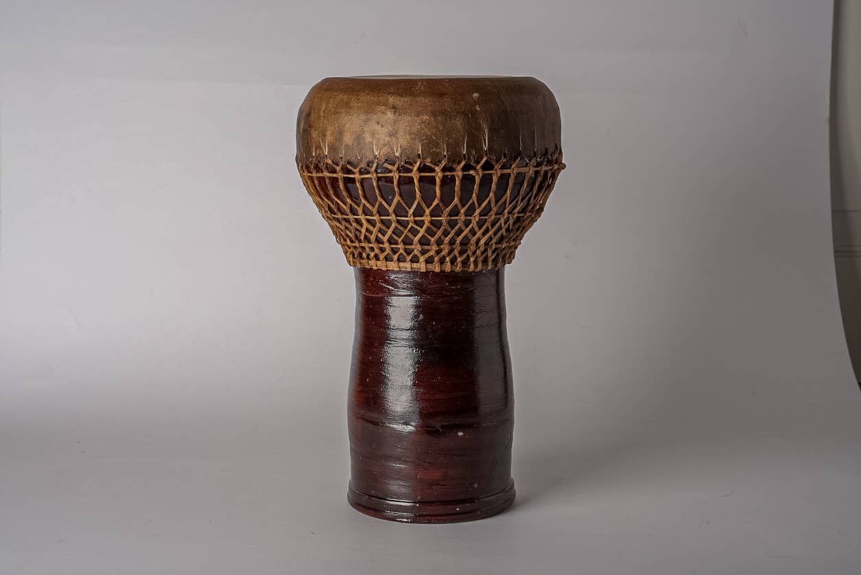 Moroccan Darbouka Drum - Spiral Circle