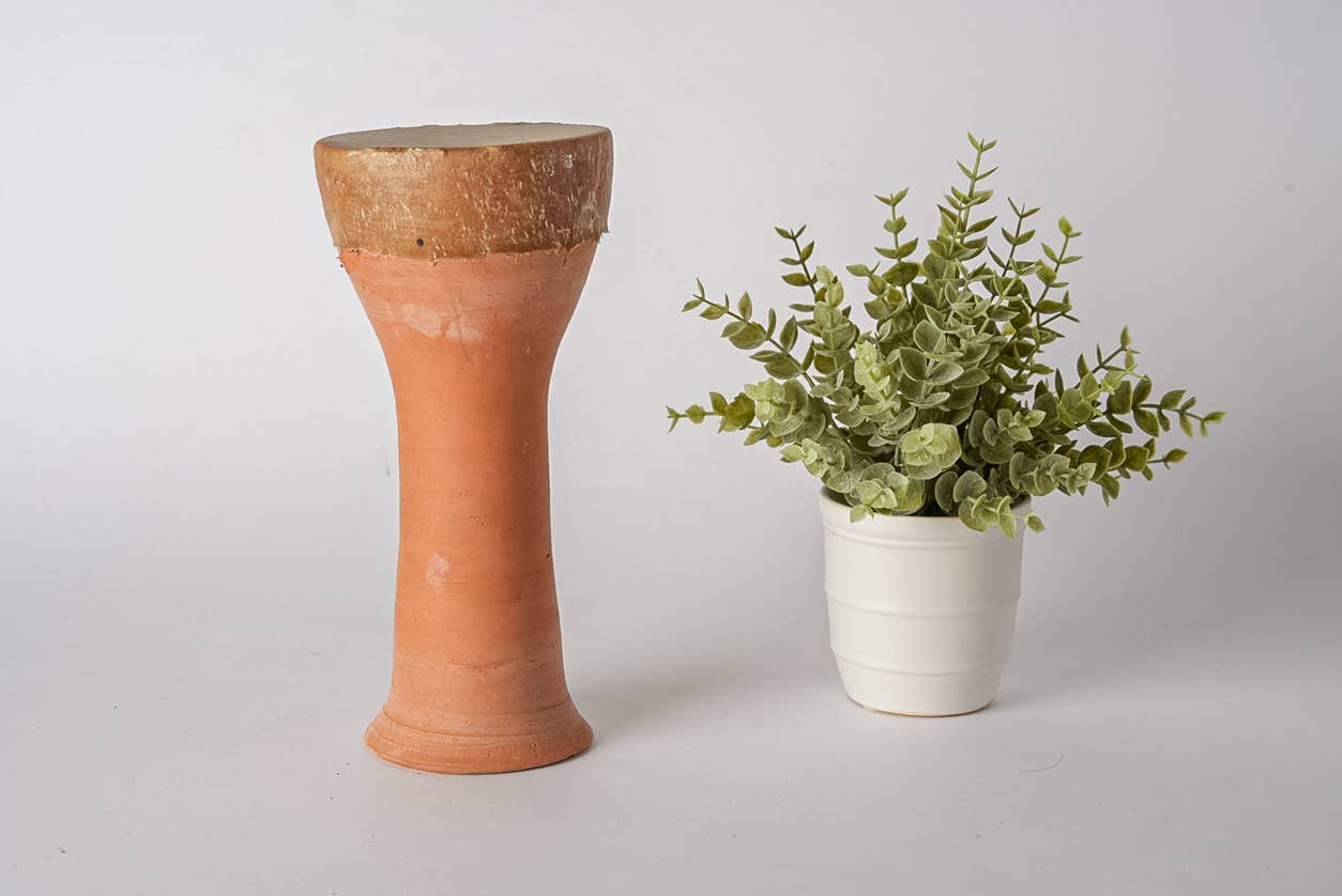 Moroccan Taarija Hand Drum - Spiral Circle