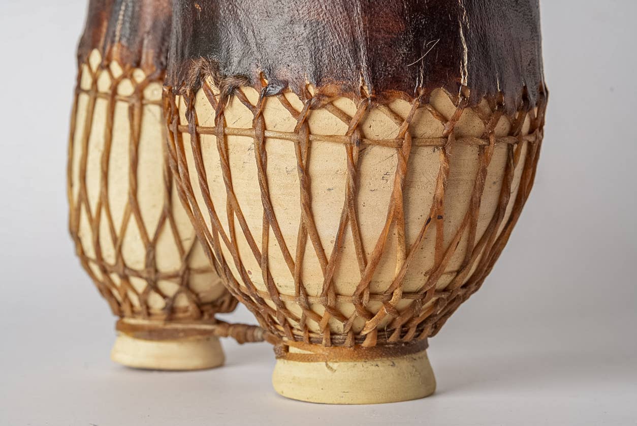 Moroccan Tam Tam Drum - Spiral Circle