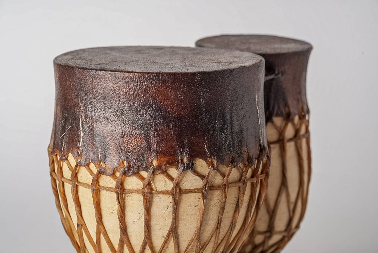 Moroccan Tam Tam Drum - Spiral Circle