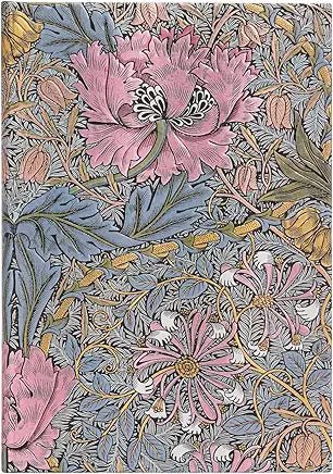 Morris Pink Honeysuckle Midi Journal - Spiral Circle