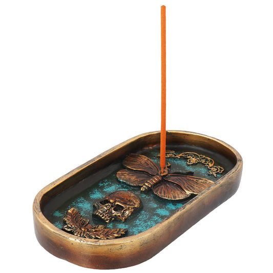 Moth/Skull Incense Burner - Spiral Circle