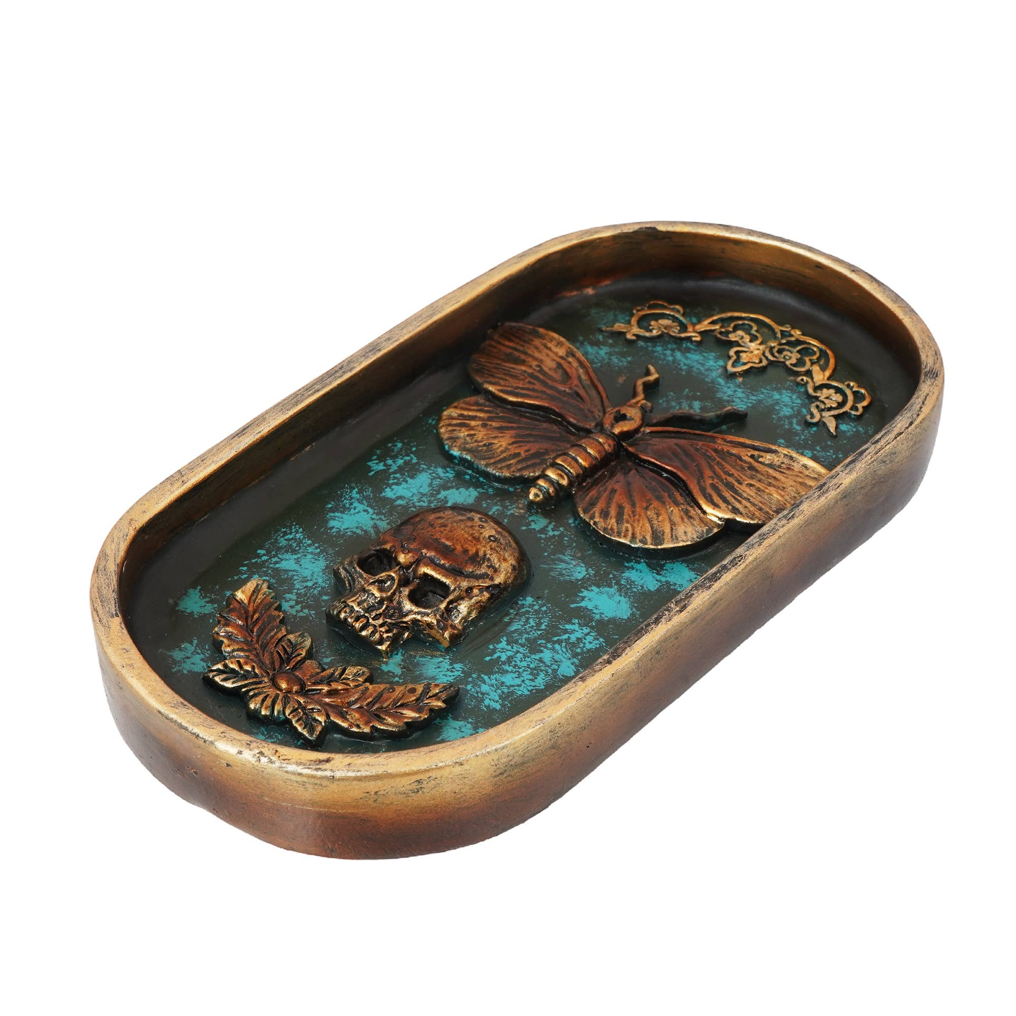 Moth/Skull Incense Burner - Spiral Circle