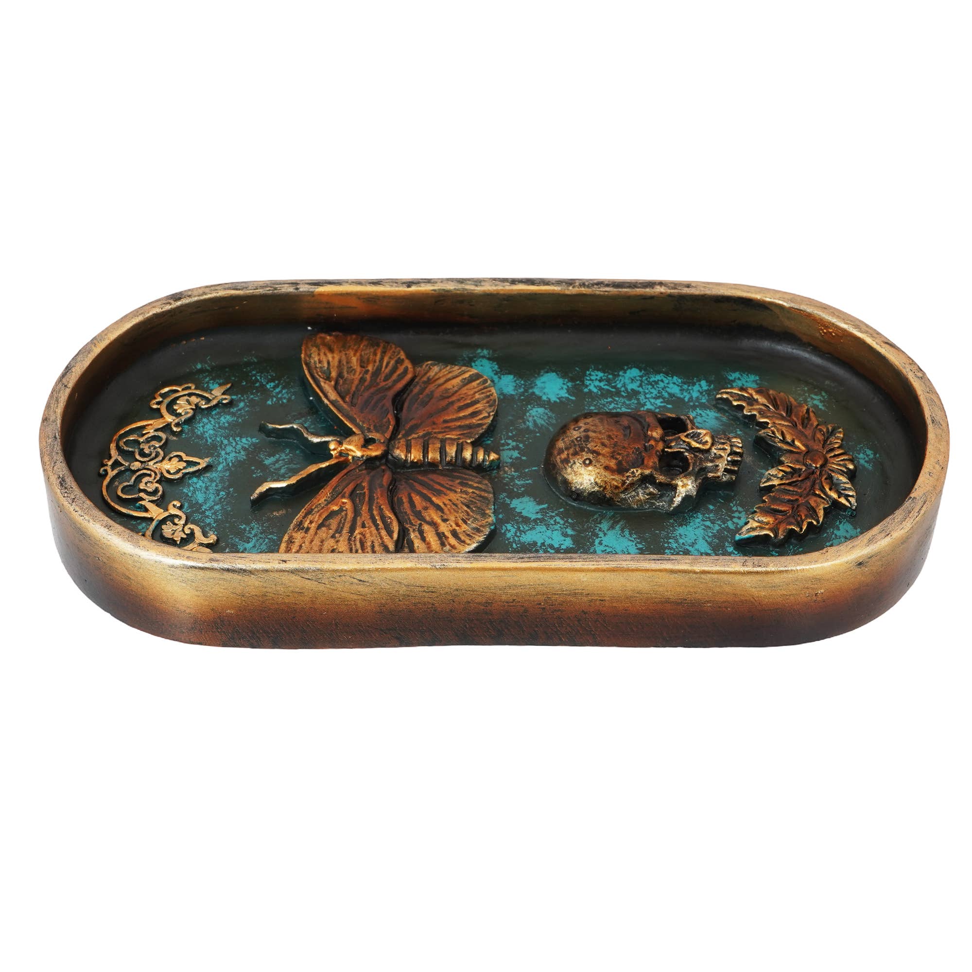 Moth/Skull Incense Burner - Spiral Circle